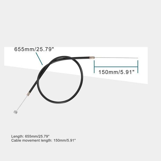 GOOFIT 25.79" Front Brake Cable for 2-Stroke 47cc 49cc Pocket Pit Dirt Bike
