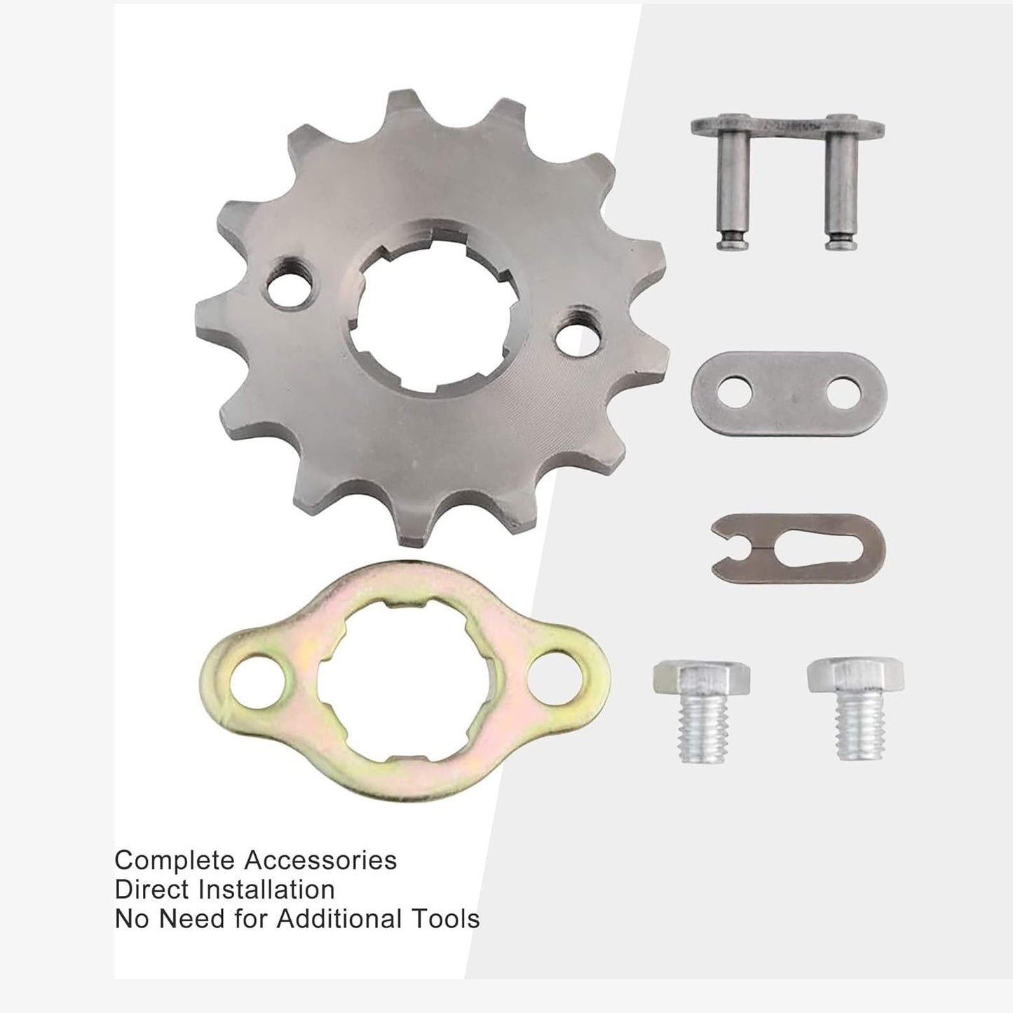GOOFIT 17mm Front Sprocket for Motorcycle Dirt Bike ATV 420-13T