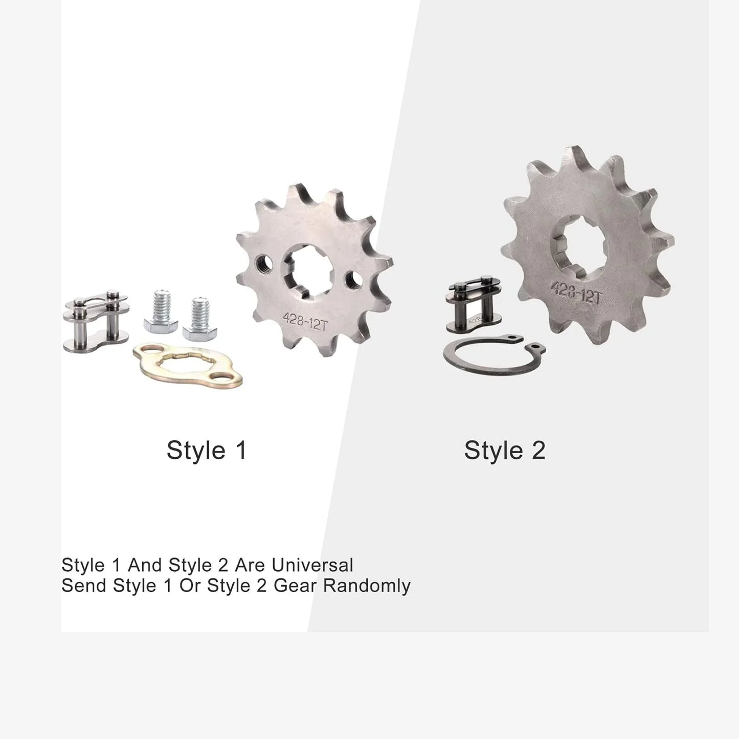 428-12T Front Engine Sprocket (17mm) for 50cc–160cc Dirt Pit Bike & ATV - goofitmoto
