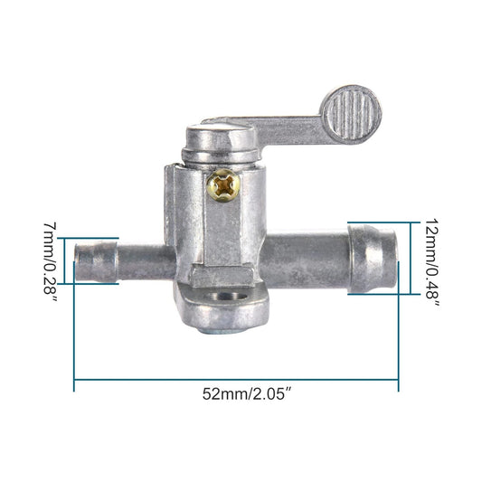 GOOFIT 1/4" Fuel Tank Petcock Switch Replacement for PW50 1981-2009 ATV Dirt Pit Bike Motorcycle