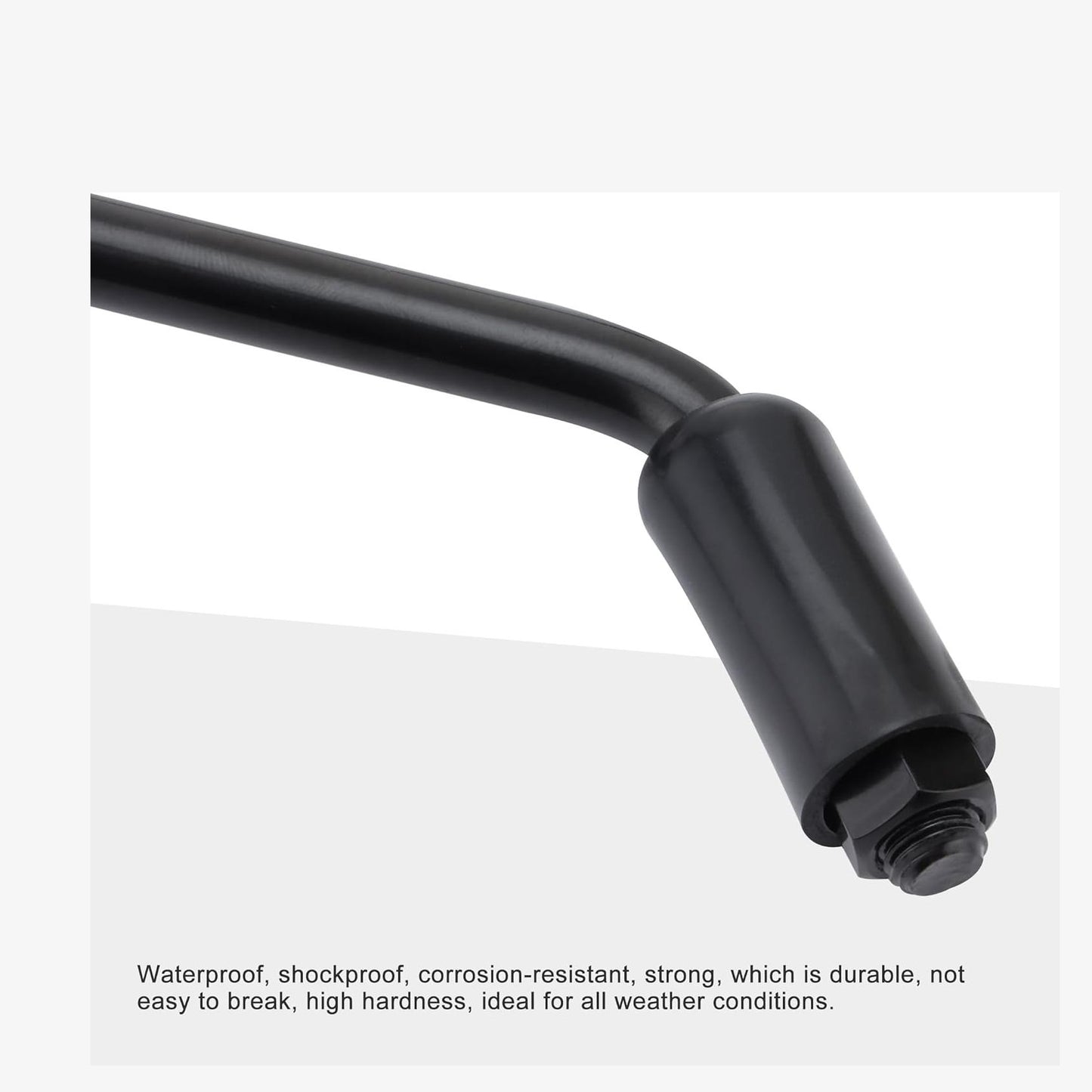 GOOFIT 10mm Motorcycle Rear view Side Mirror 360 Degrees Rotation M10 Replacement for SX150 150X 150 UTV Moped ATV Scooter Large displacement Motorcycle Quad Pit DirtBike black