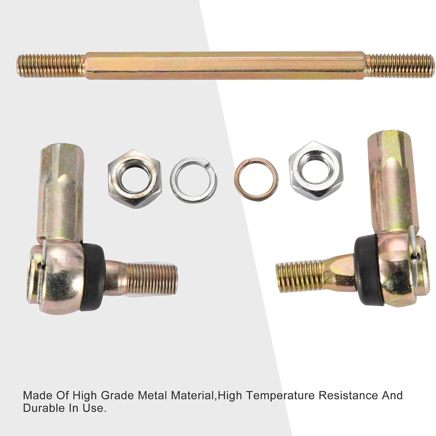 GOOFIT 165mm Tie Rod Assembly Replacement for 50cc 70cc 90cc 110cc 125cc 150cc 200cc 250cc ATV Four Wheeler Quad