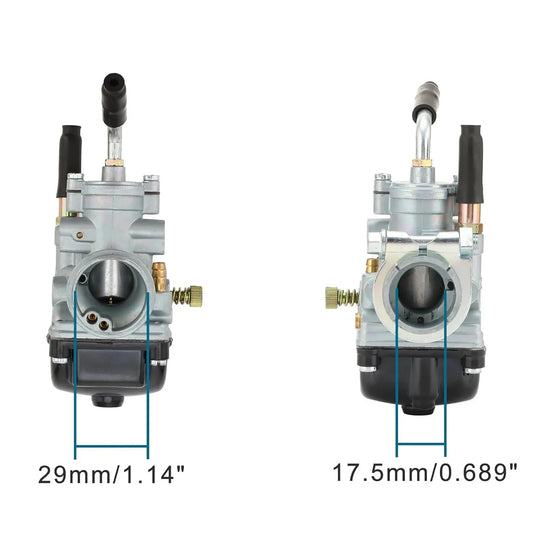 Carburetor 17.5mm PHBG for 2-Stroke 50cc 70cc 90cc 100cc Scooter Moped - goofitmoto