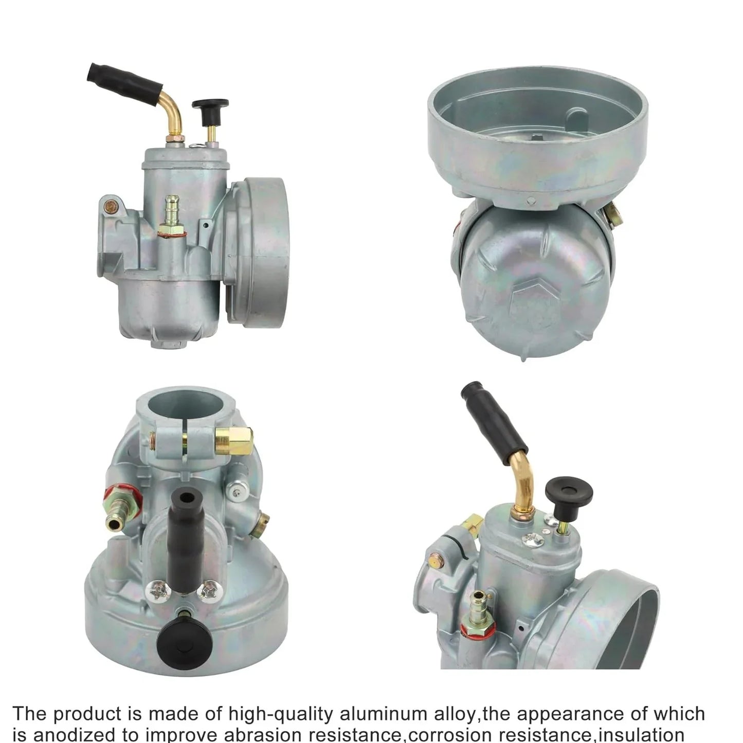 Carburetor 17mm PHBG SRC for 2-Stroke 50cc 70cc 90cc 100cc Scooter Moped - goofitmoto