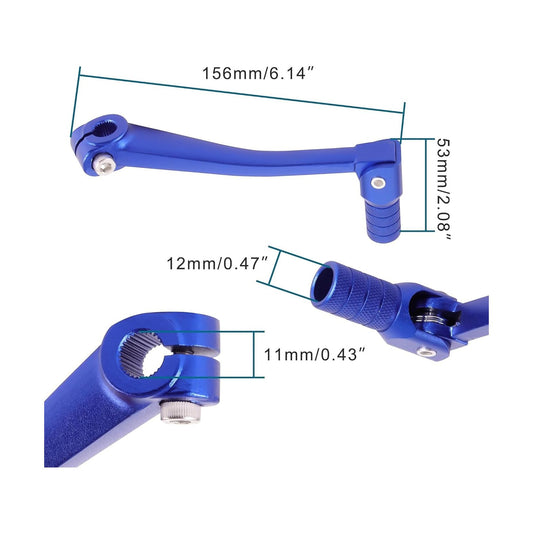 GOOFIT 2" Blue Folding Gear Shifter Lever Replacement for XR50 XR80 50cc 70cc 90cc 110cc 125cc 4 Stroke Dirt Pit Bike ATV Motorcycle