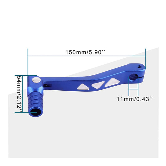 GOOFIT 2" Folding Gear Shifter Lever Replacement for TTR50cc 160cc CQR250 CRF50 70 Chinese 110cc 150cc 160cc Motorcycle ATV Dirt Bike Pit Bike Blue
