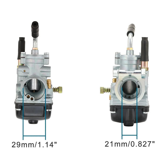 Carburetor 21mm PHBG for 2-Stroke 50cc 70cc 90cc 100cc Scooter Moped - goofitmoto