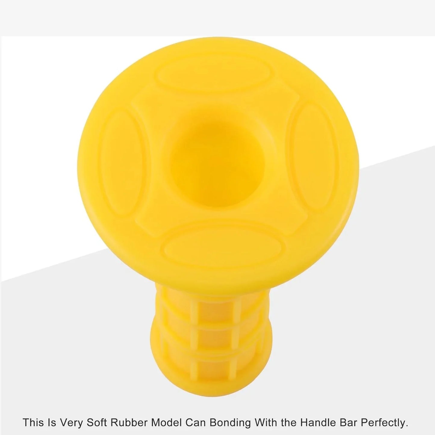GOOFIT 22mm 7/8" Yellow Rubber Handlebar Grips Replacement for XR CRF SDG SSR YZF WRF KXF TTR RMZ 70cc 50cc 110cc 125cc PW80 KLX110 Dirt Bike Pit Bike - goofitmoto
