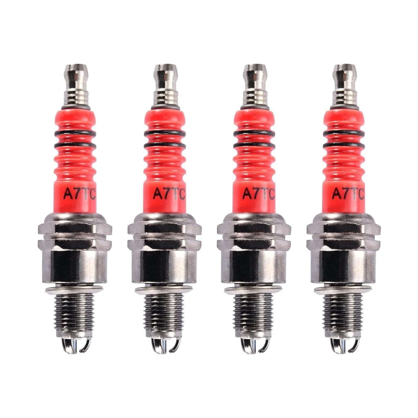 A7TC Spark Plug 3 Electrode for 50cc–150cc Scooter Dirt Bike ATV Go Kart - goofitmoto