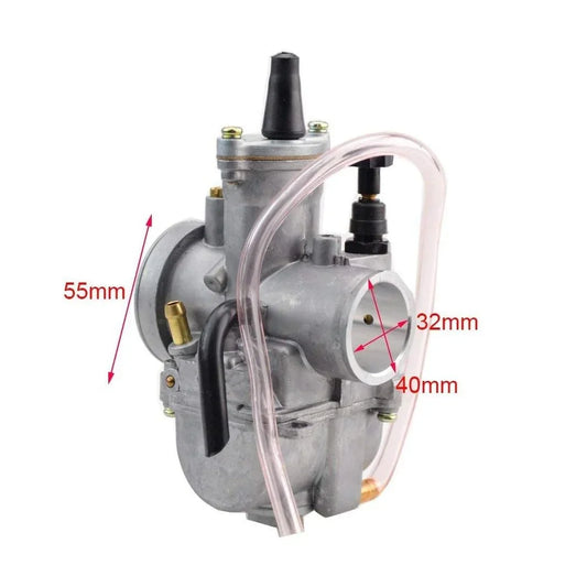 Carburetor KOSO PZ32 32mm Power Jet for 125cc–200cc Dirt Bike, Motocross, ATV - goofitmoto