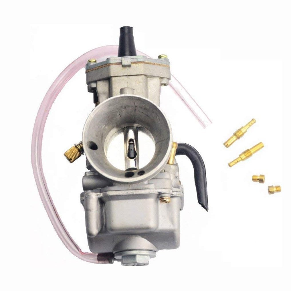 GOOFIT 34mm Carburetor with Power Jet Replacement for 125CC-250CC Motorcycle Engine Carb Dirt Bike ATV Power Race Scooter