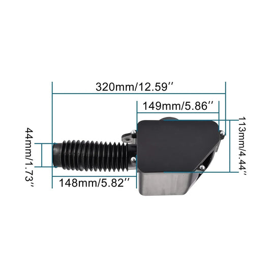 44mm Air Filter for GY6 150cc ATV Go Kart Four Wheeler Moped Scooter Dune Buggy - goofitmoto