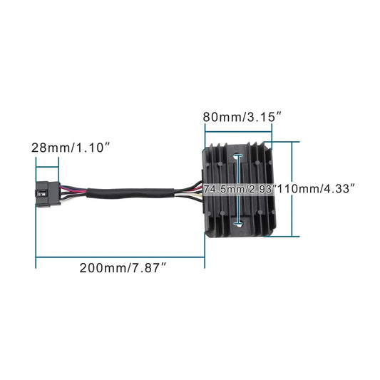 Voltage Regulator Rectifier for Suzuki GSX-R 600, 750, 1000 & GSF Bandit 650, 1250 - goofitmoto