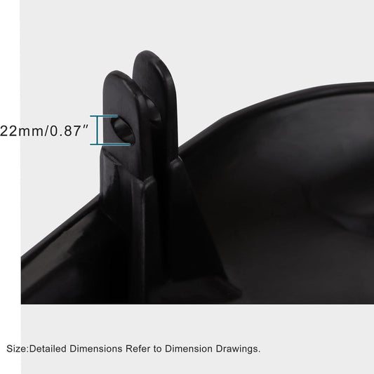 GOOFIT 7/8" Handlebar Hand Brush Guards Handguards Assy Replacement for Motocross Motorcycle Off-road Pit Dirt Bike ATV Black