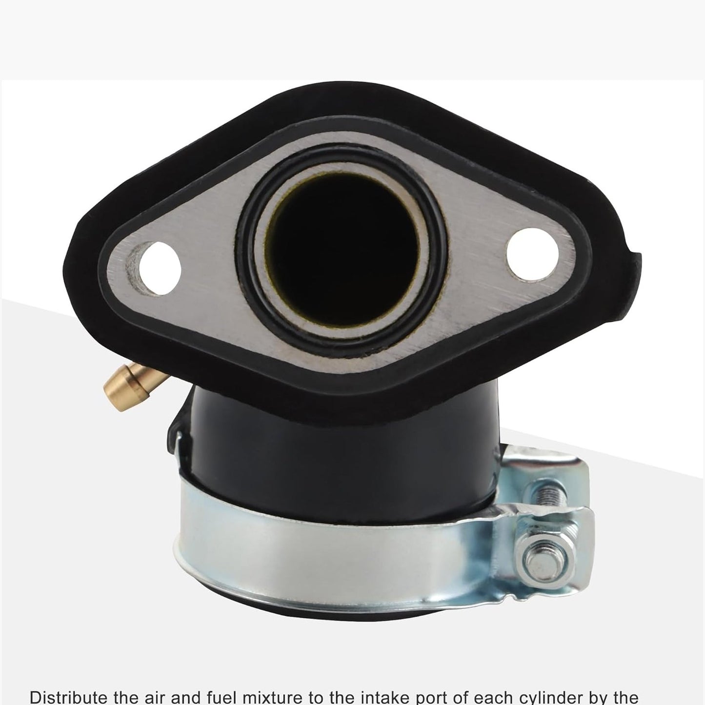 GOOFIT 90 Degree Bent Intake Manifold Pipe for GY6 49cc 50cc ATV Scooter Moped