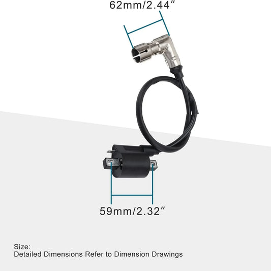 90 Degree Ignition Coil with Shield for CG 125cc–250cc Vertical Engine ATV Dirt Bike Go Kart - goofitmoto