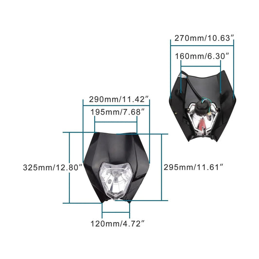 12V 35W Motorcycle Halogen Headlight for Dirt Bike - goofitmoto
