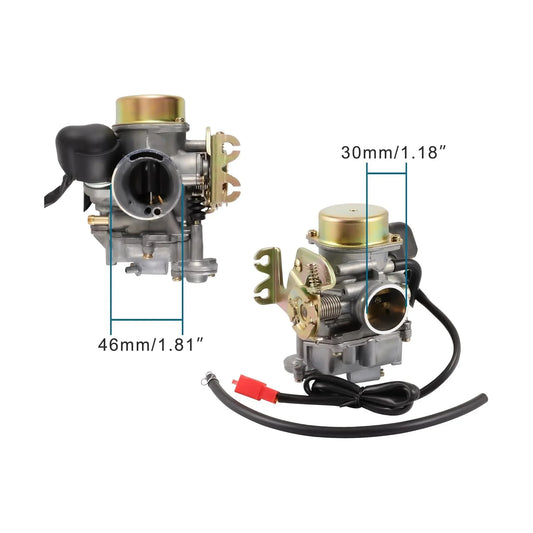 Carburetor CVK 30mm for 150cc–250cc GY6 Scooter, ATV, Dirt Bike - goofitmoto