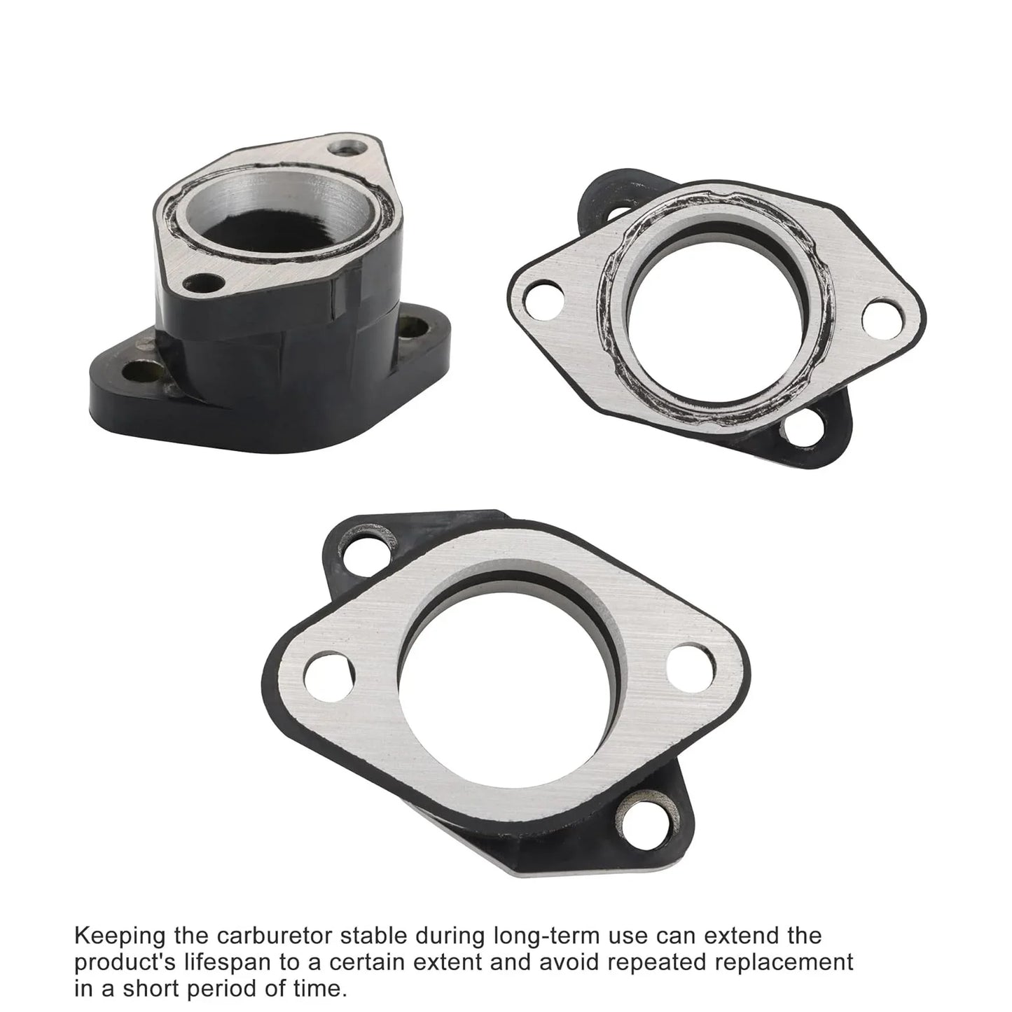 Intake Manifold Joint for Yamaha Warrior 350 YFM350X & Wolverine 350 YFM350FX | OEM 1UY-13586-02 - goofitmoto