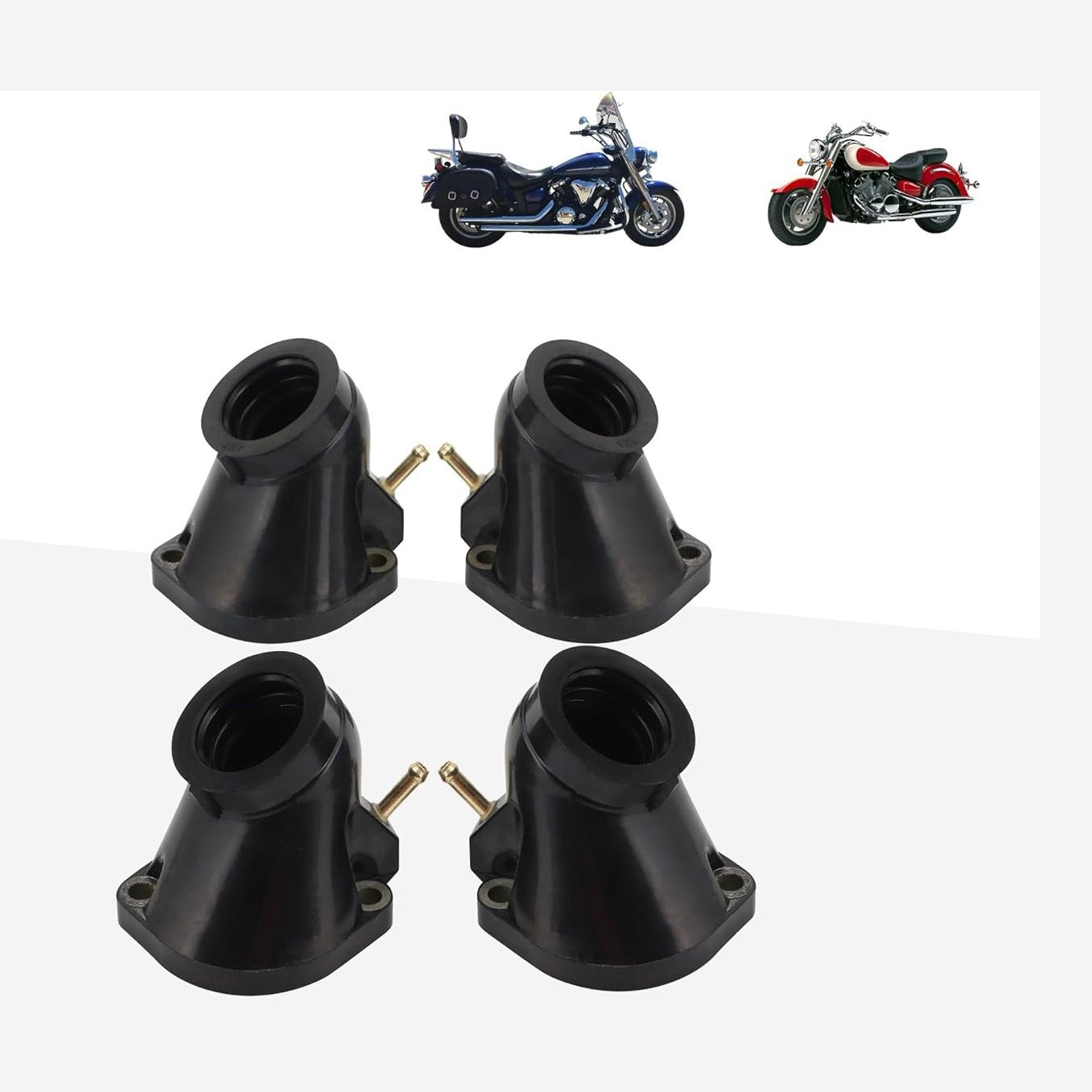 GOOFIT Carburetor Intake Manifold Boot Replacement for Royal Star 1300 Tour Classic 1996-2001 XVZ1300 XVZ13A