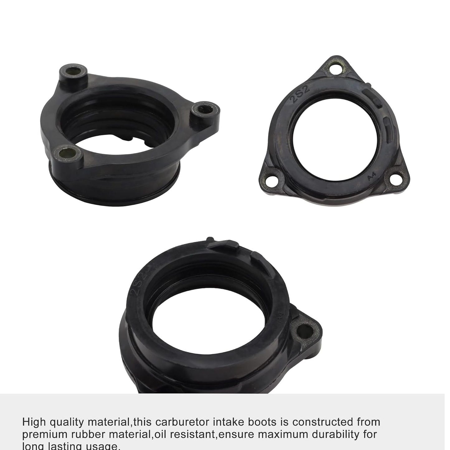 GOOFIT Carburetor Motorcycle Carb Intake Manifold Adapter Boot Replacement for WR450F 2007-2011 YZ450F 2006-2009 YZ450FSP YZ450FX 50th Dirt Bike Motorcycle