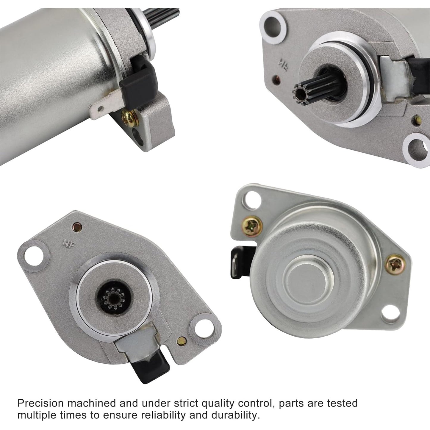 GOOFIT Electric Starter Start Motor Accessories Fit Engine Replacement for JOG-50 SCOOTERS SR 50 Superbike K2 50 DI-TECH 50CC 1997-2001 19240011A0 ATV