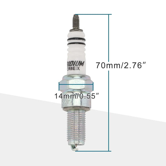 CR8EIX Iridium Spark Plug Replacement for Piaggio Fly 2004–2012 | OEM 999-06910 - goofitmoto