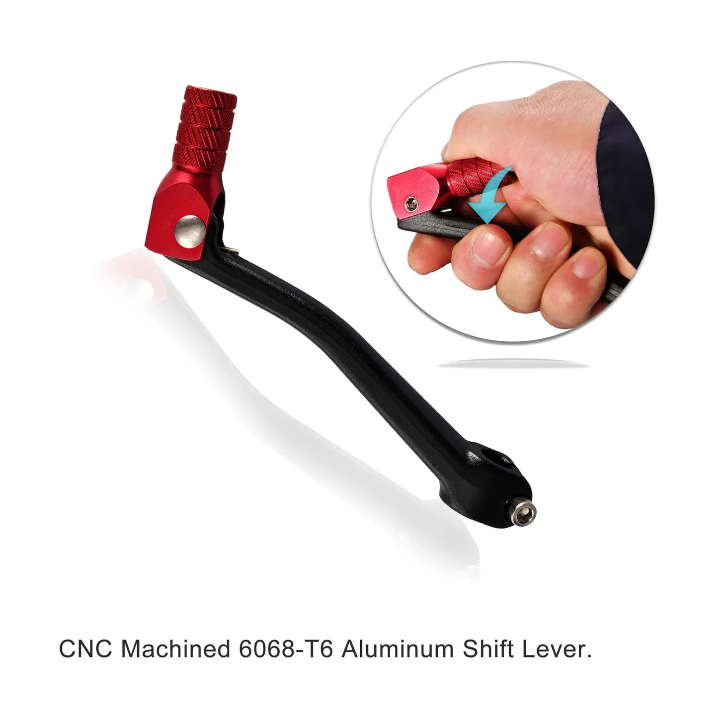 Aluminum Foldable Gear Shift Lever for 50cc-250cc Dirt Pit Bike, CRF50 XR50 Monkey Bike - goofitmoto