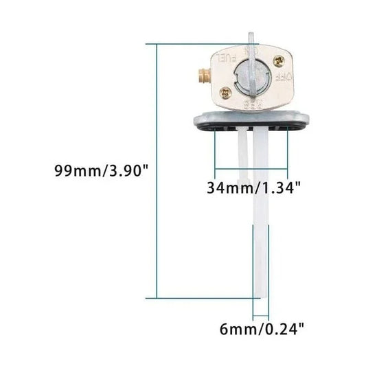 Fuel Gas Petcock Valve Switch Pump for 50cc–250cc ATV Go Kart Dirt Bike - goofitmoto
