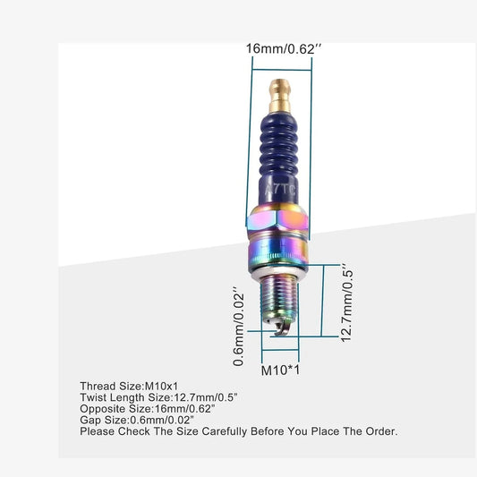 A7TC Spark Plug for 50cc–150cc ATV Go Kart Scooter Moped - goofitmoto