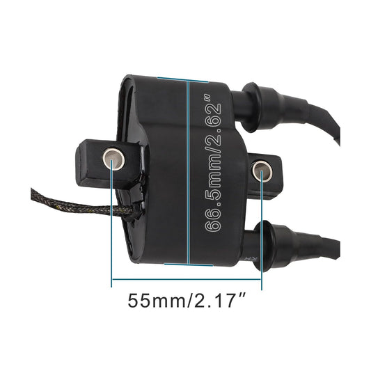 GOOFIT Ignition Coil Assy Replacement for Tohatsu Nissan 9.9 15 18 25 30 40HP 9.9HP 15HP 18HP 25HP 30HP 40HP Engine OEM 8M0047311 3G2-06050-0 1993-2016