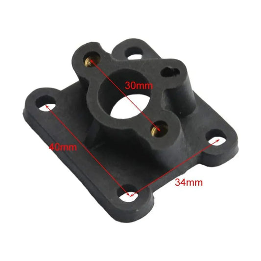 Intake Manifold Carburetor Spacer Adapter Plate for 47cc 49cc 2-Stroke Pocket Bike (40-6 / 44-6) - goofitmoto