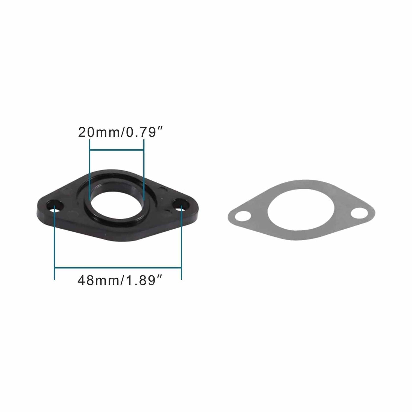 GOOFIT Intake Manifold Gasket Spacer Replacement for 50cc 70cc 90cc 110cc 125cc ATV Dirt Bike Go Kart 4 Wheeler