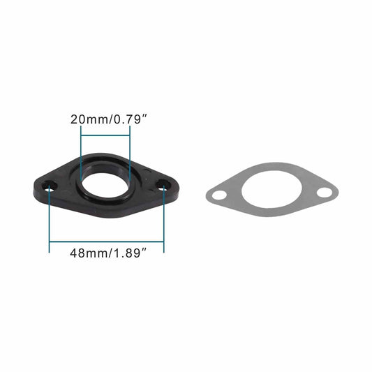 GOOFIT Intake Manifold Gasket Spacer Replacement for 50cc 70cc 90cc 110cc 125cc ATV Dirt Bike Go Kart 4 Wheeler