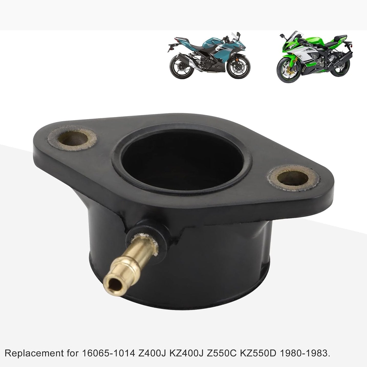 GOOFIT Intake Manifold Pipe Replacement for 16065-1014 Z400J KZ400J Z550C KZ550D 1980-1983