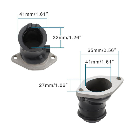 GOOFIT Intake Manifold Pipe Replacement for 16221-358-000 FL250 Odyssey 250 1977-1984 MT250 Elsinore 1974-1976