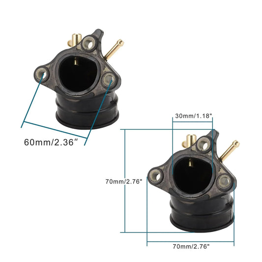 Intake Manifold Pipe for Vespa GT GTS GTV 125-200cc & Piaggio Beverly X8 X9 - goofitmoto