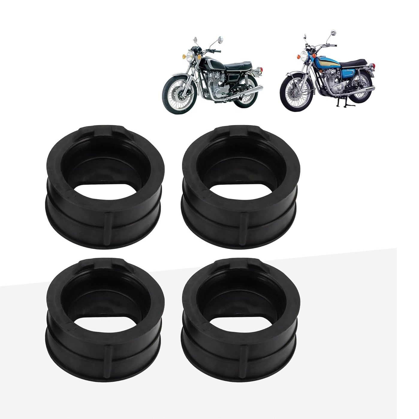 GOOFIT Intake Manifold Pipe Replacement for XJ400 1992-1993 XJ600S 1992-2002 XJ600N 1994-2002