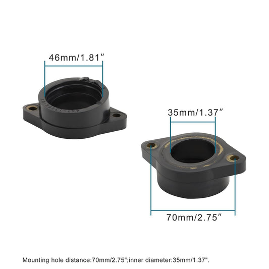 GOOFIT Intake Manifold Pipe Replacement for XS650 1975-1977 TX650 1973-1975 447-13555-01 447-13565-01