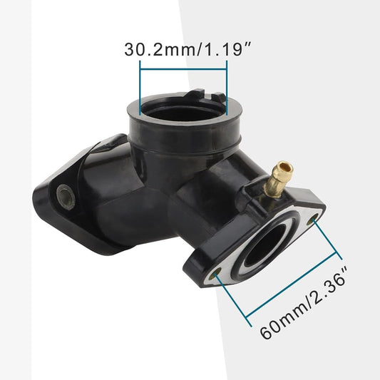 GOOFIT Manifold Intake Inlet Pipe Replacement for XV125 240 250V-Star Virago 2UJ-13586-00 4RF-13586-00 4RF-13586-01 Motorcycle
