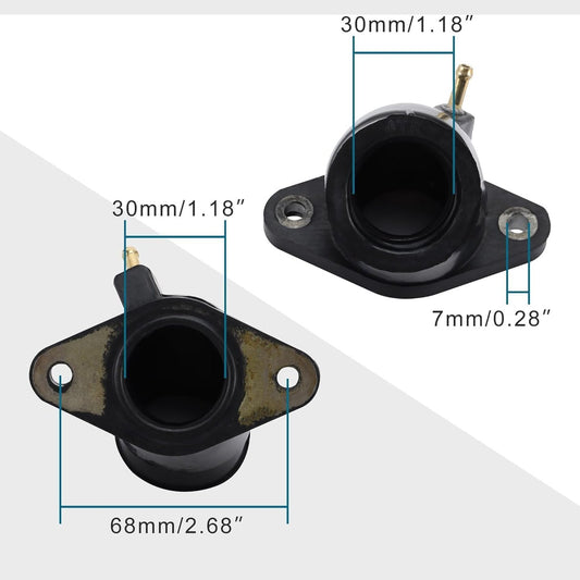 GOOFIT Manifold Intake Pipe Replacement for XVS400 XVS650 4TR-13586-01 4GY-13586-00 Motorcycle