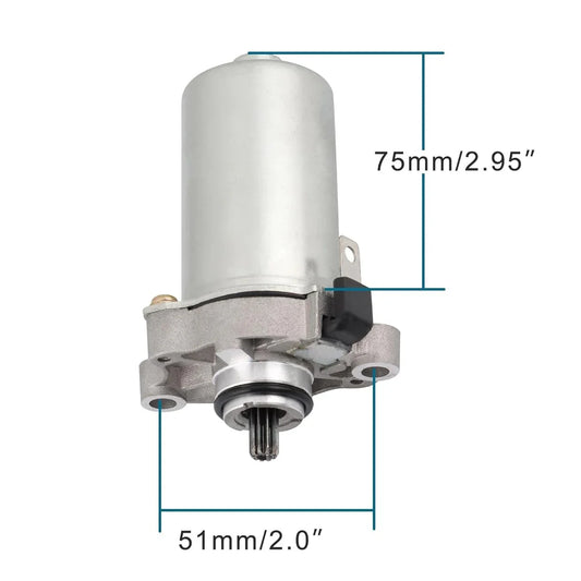 Starter Motor for 50cc–80cc Minarelli 1PE40QMB, JOG 50, Suzuki AG50, CH80 - goofitmoto