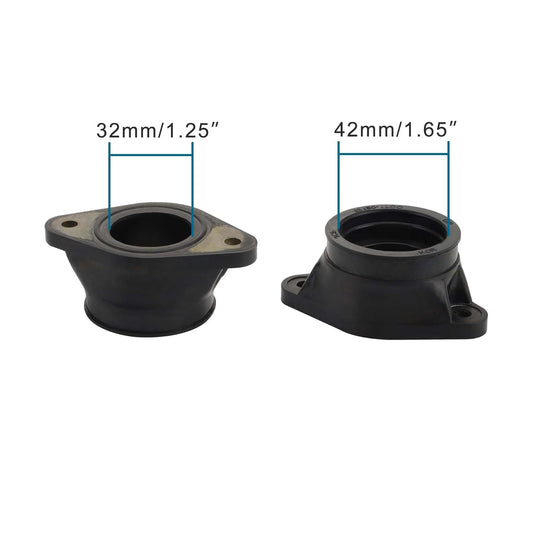 GOOFIT Motorcycle Carburetor Intake Pipe Manifold Adapter Boot Joint Replacement for GSXR750 GR77A GSX750F GSX750 13101-17C01 13102-17C01 13103-17C01 13104-17C01