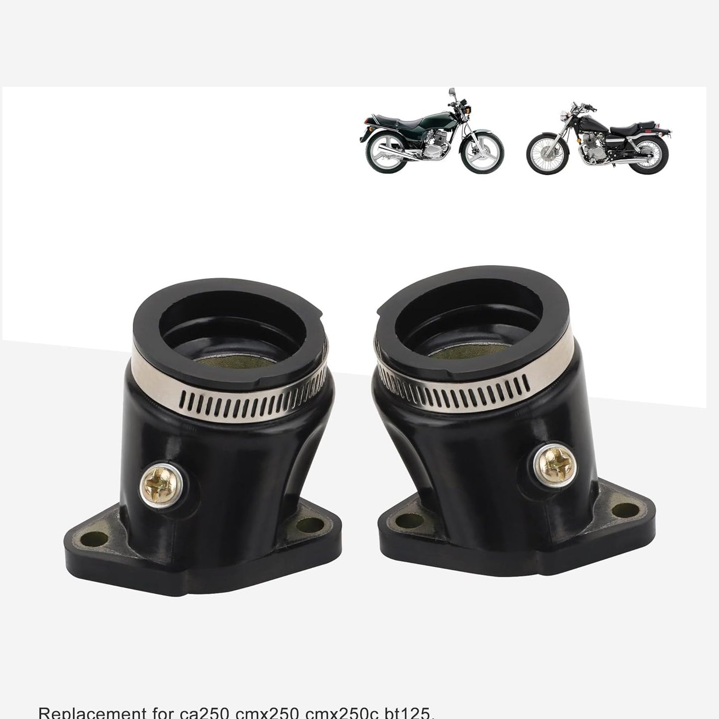 GOOFIT Motorcycle Parts Carburetor Adapted Interface Intake Manifold Replacement for CA250 CMX250 CMX250C BT125