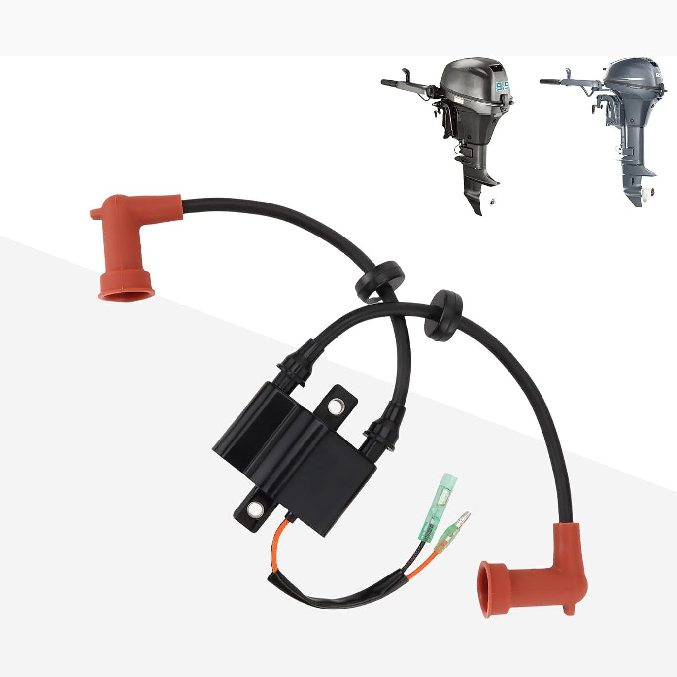 GOOFIT Outboard Ignition Coil Replacement for 4 Stroke Outboard Engine F9.9 13.5 15 25 40 HP 6F5-85570-00 6F5-85570-10 6F5-85570-11 6F5-85570-12 6F5-85570-13