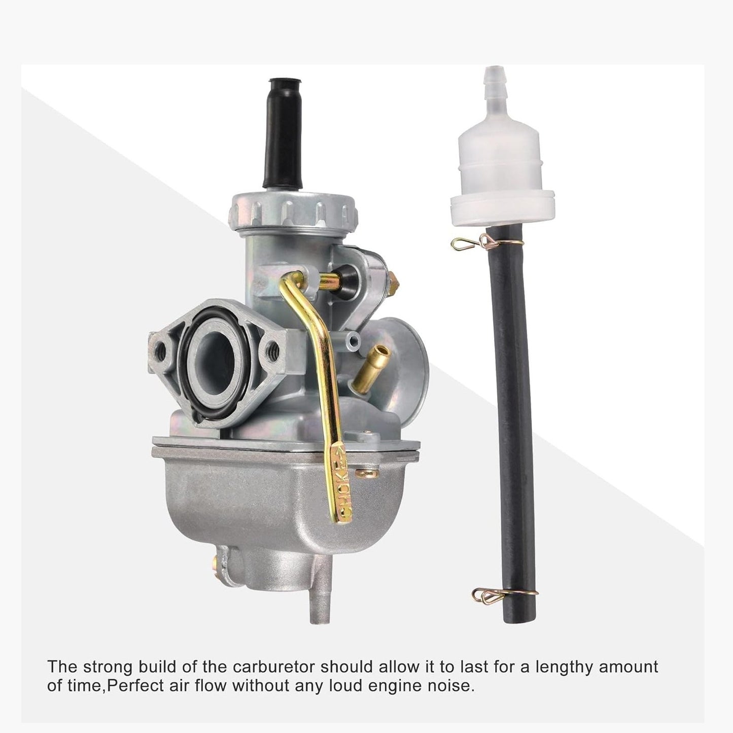 GOOFIT PZ16 16mm Carburetor for 50cc 70cc 90cc ATV Dirt Bike Go Kart