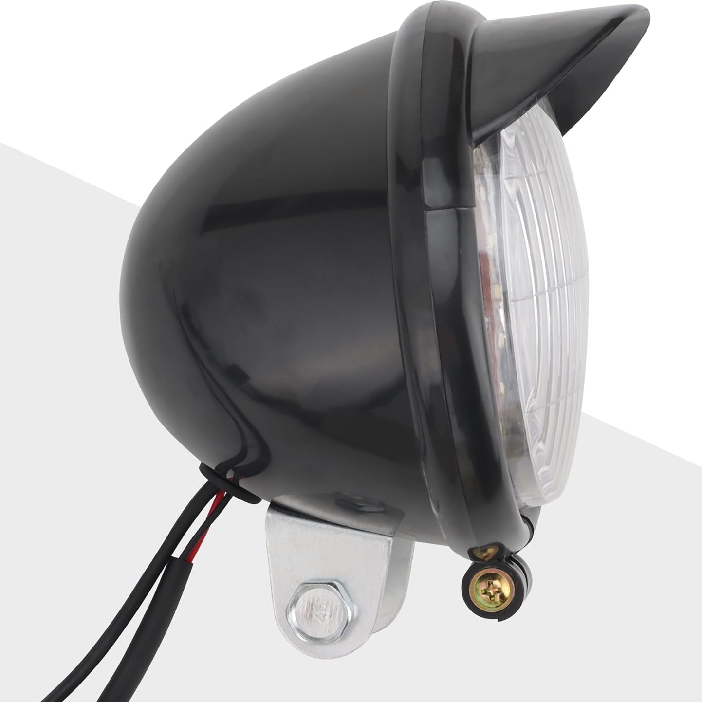 GOOFIT Universal 12V Motorcycle Headlight Front Light Indicator Tail Light With Integrated Turn Signals Backup Light Lamp Bulb for Scooter ATV Bike