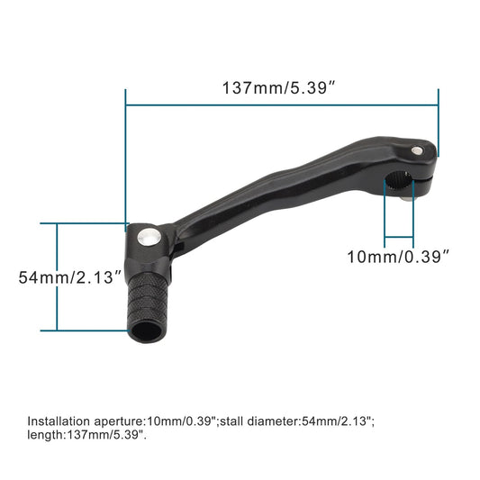 GOOFIT Universal Motorcycle Aluminum Gear Lever Replacement for 2-stroke 50cc 70cc 90cc 110cc 125cc Horizontal Engine ATV 4 Wheeler Dirt Pit Bike Go Kart Scooter