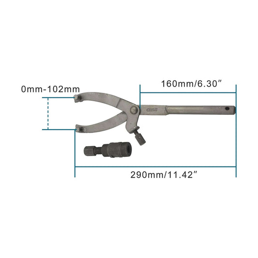 GOOFIT Y Type Stator Tool Set and 4mm 27mm Outside Threads Stator Magneto Puller for 4-stroke Motorcycle ATV Scooter Dirt Bike Go Kart Moped 4 Wheeler Chopper
