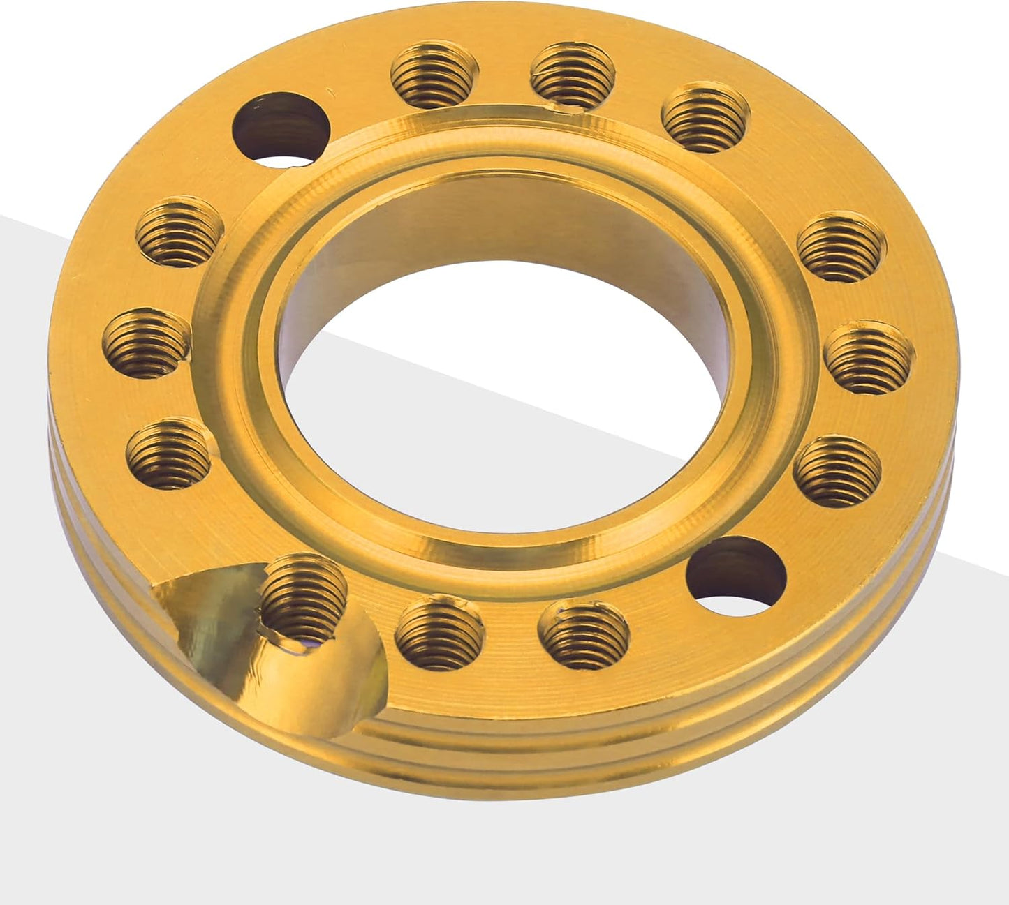 Goldener 28mm Vergaser Abstandshalter Adapter Ansaugkrümmerplatte für 50cc-125cc ATV Pit Bike